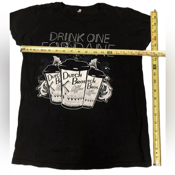 Dutch Bros VINTAGE Black + White “Drink One For Dane” SMALL + MEDIUM RARE DB - Picture 3 of 5